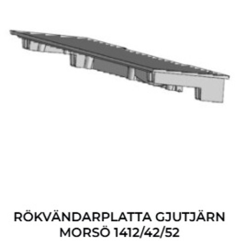 Rökvändarplatta Gjutjärn Morsö 1412/42/52 Rökvändarplatta Gjutjärn Morsö 1412/42/52